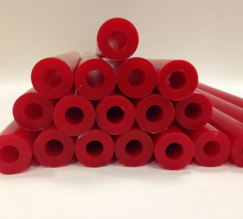 Manicotti in poliuretano rosso