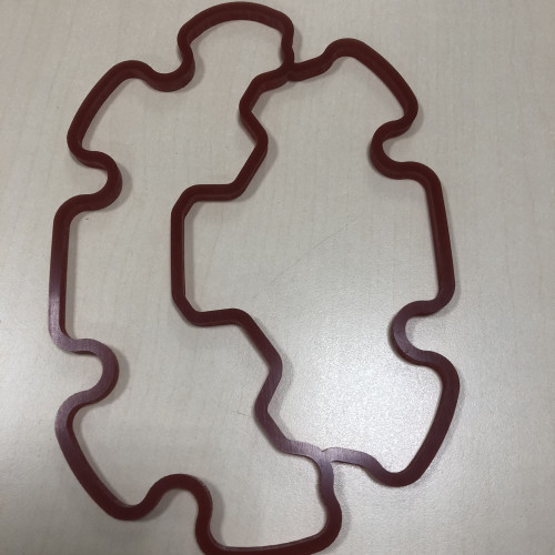 Taglio di sagoma in PU cornice mm.3,5 con sp.mm.5