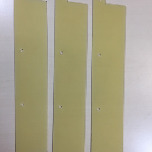 Sagoma PU ral 1014 tagliato a disegno