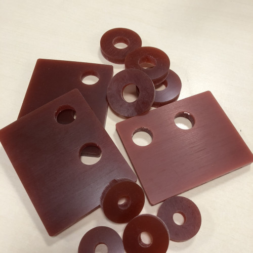 sagome varie tagliate a controllo numerico in PU